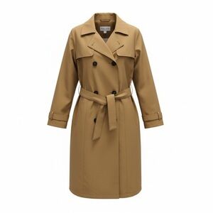 Ava & Viv Women's Brown Belted Trench Coat